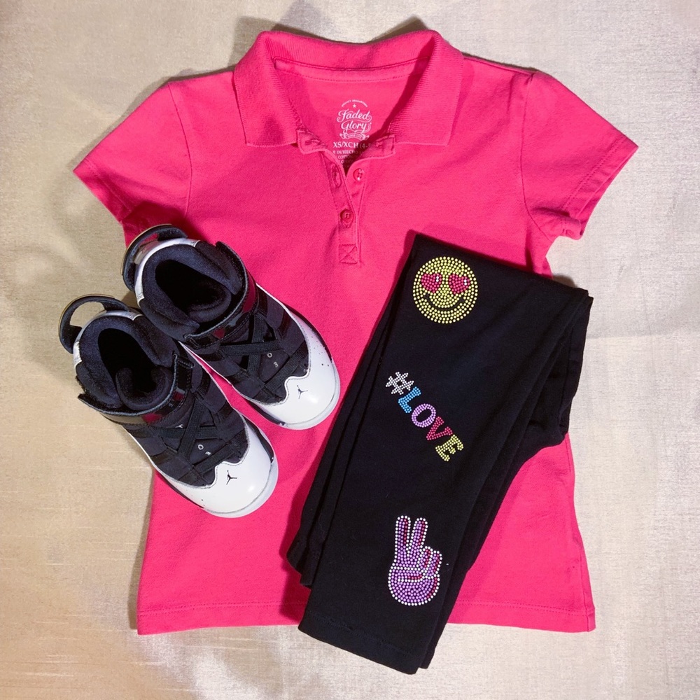 Girls Polo and Leggings